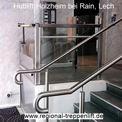 Hublift  Holzheim bei Rain, Lech